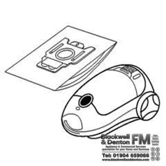 Hoover Replacement Vacuum Cleaner Paper Dust Bags SDB233