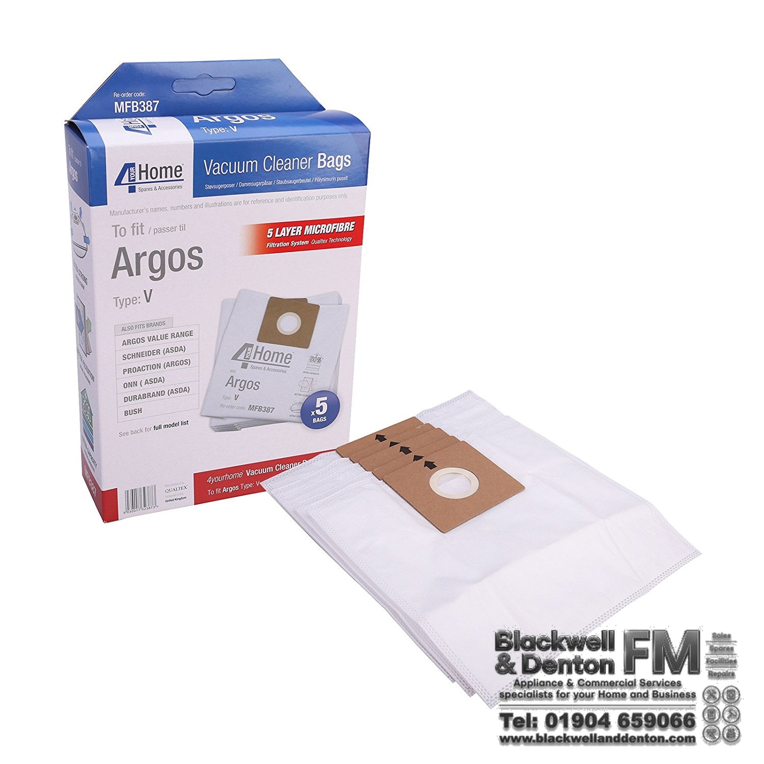 Type V Non Gen Vacuum Bag MFB387