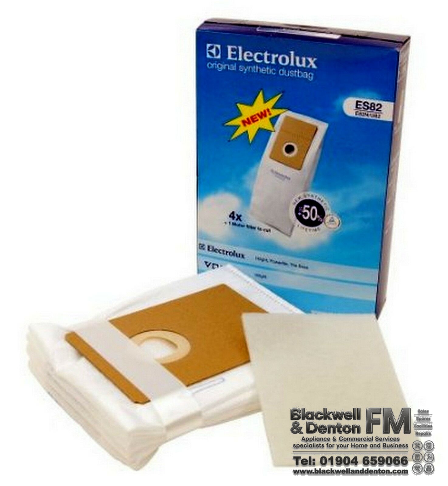 Genuine Electrolux Powerlite The Boss Hilight Vacuum Cleaner Dust Bags ES82