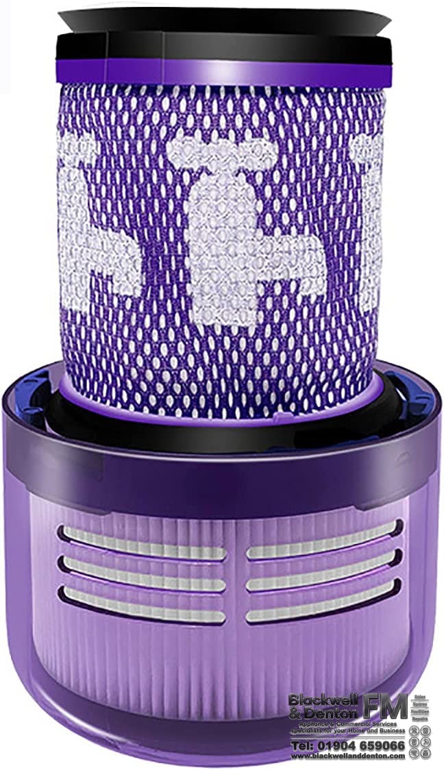 Compatible Washable Filter for Dyson V12 Detect Slim | SV20 SV30 | Replaces 971517-01