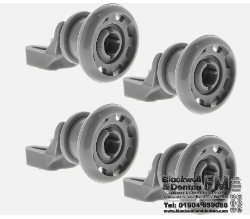 4 X Beko Dishwasher Wheel Upper Basket Roller Top Rack Wheels 1885800500