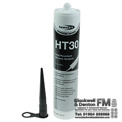 Qualtex MIS355 Heat Resistant Sealant 310Ml Black - Bond Itht30