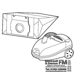 Moulinex Replacement Vacuum Cleaner Paper Dust Bags SDB304