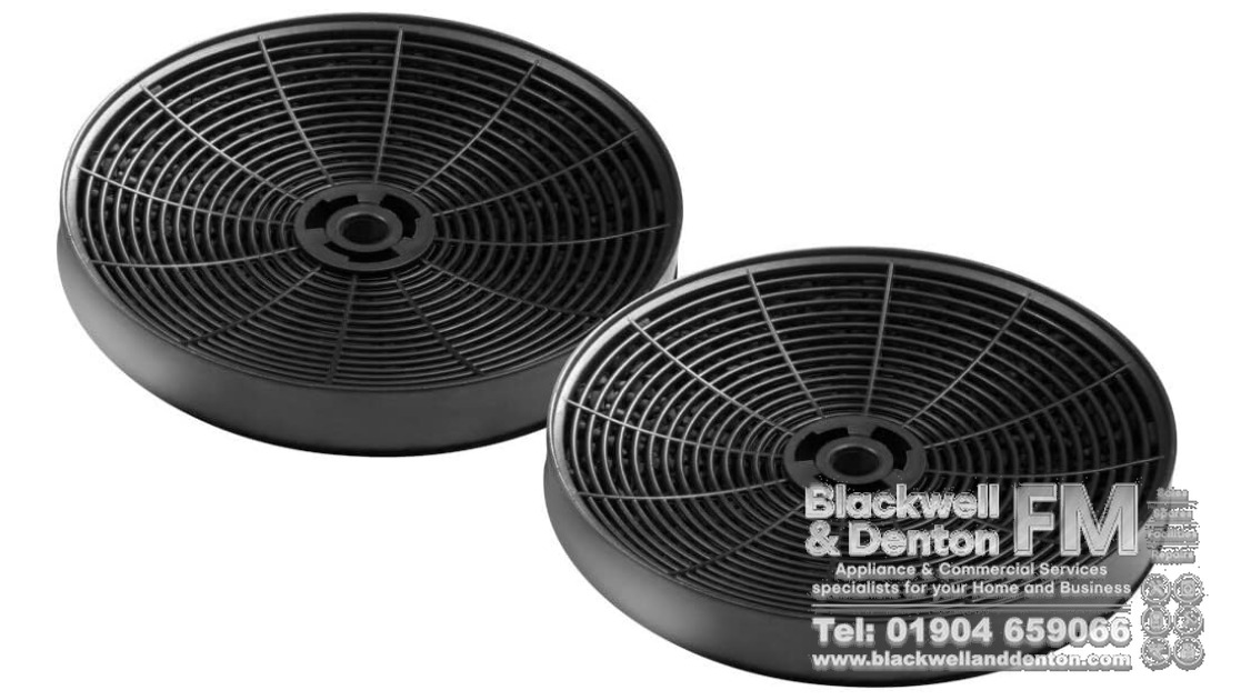 CDA Cooker Hood Charcoal Recirculation Filter Pack of 2 - Part CHA37 - EXG60BL EXG90BL ECH63 ECH103BL