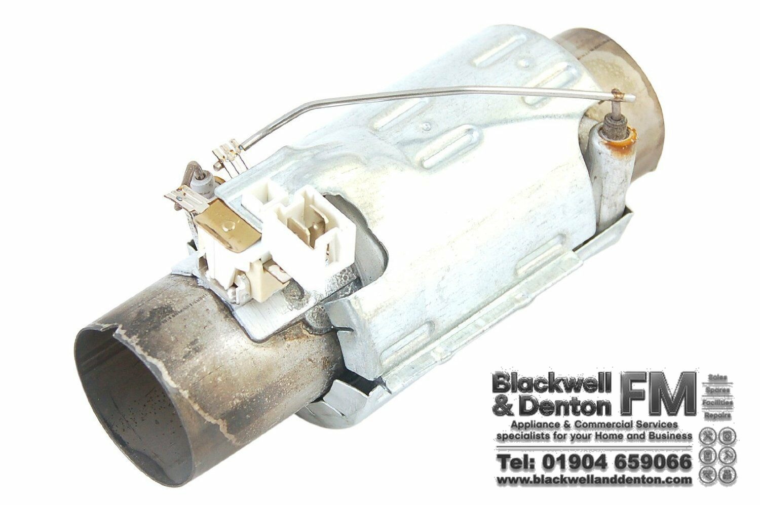 Compatible for AEG, Electrolux, Tricity Bendix, Zanussi Multi-Model Fitting ESL6251, ZSF4123, ZSF6150, ZDT8453, DE634, ZDT5453 Type Heater Element Unit (2100W, 230V)