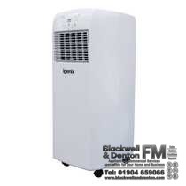 9000 BTU 1100W 3 in 1 Portable Air Conditioner White