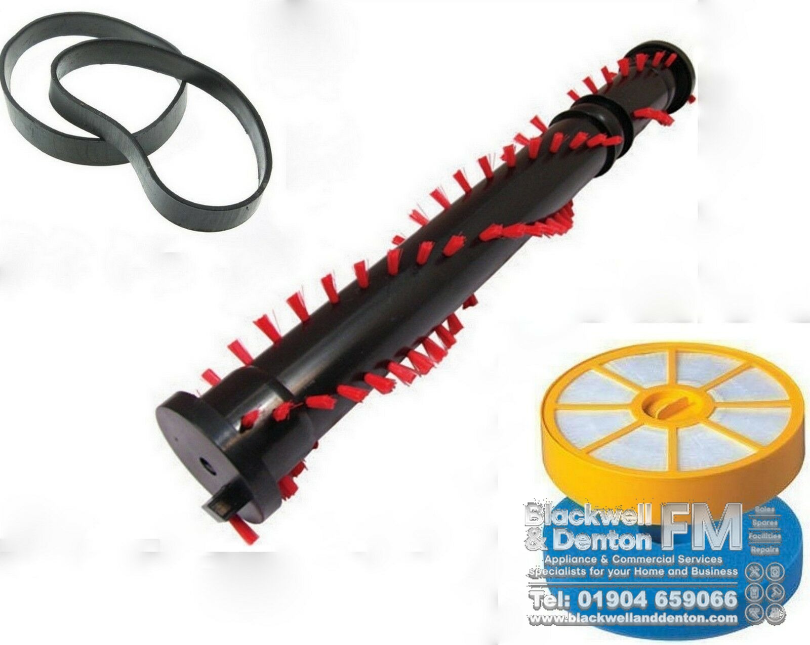 Roller Brush Bar Filter & Belts for Dyson DC14 Vacuum hoover Non Clutch Brushbar