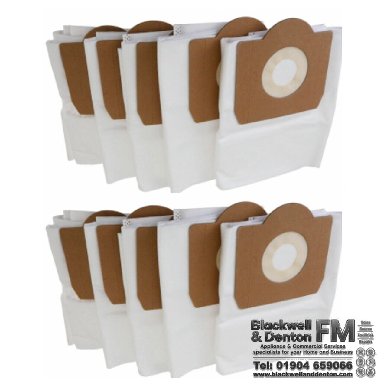 Evolution R15 M-Class Dust Extractor HEPA Filter Bags Pack of 10 - Compatible