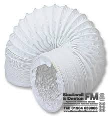 TUMBLE DRYER 5″ WHITE VENT HOSE