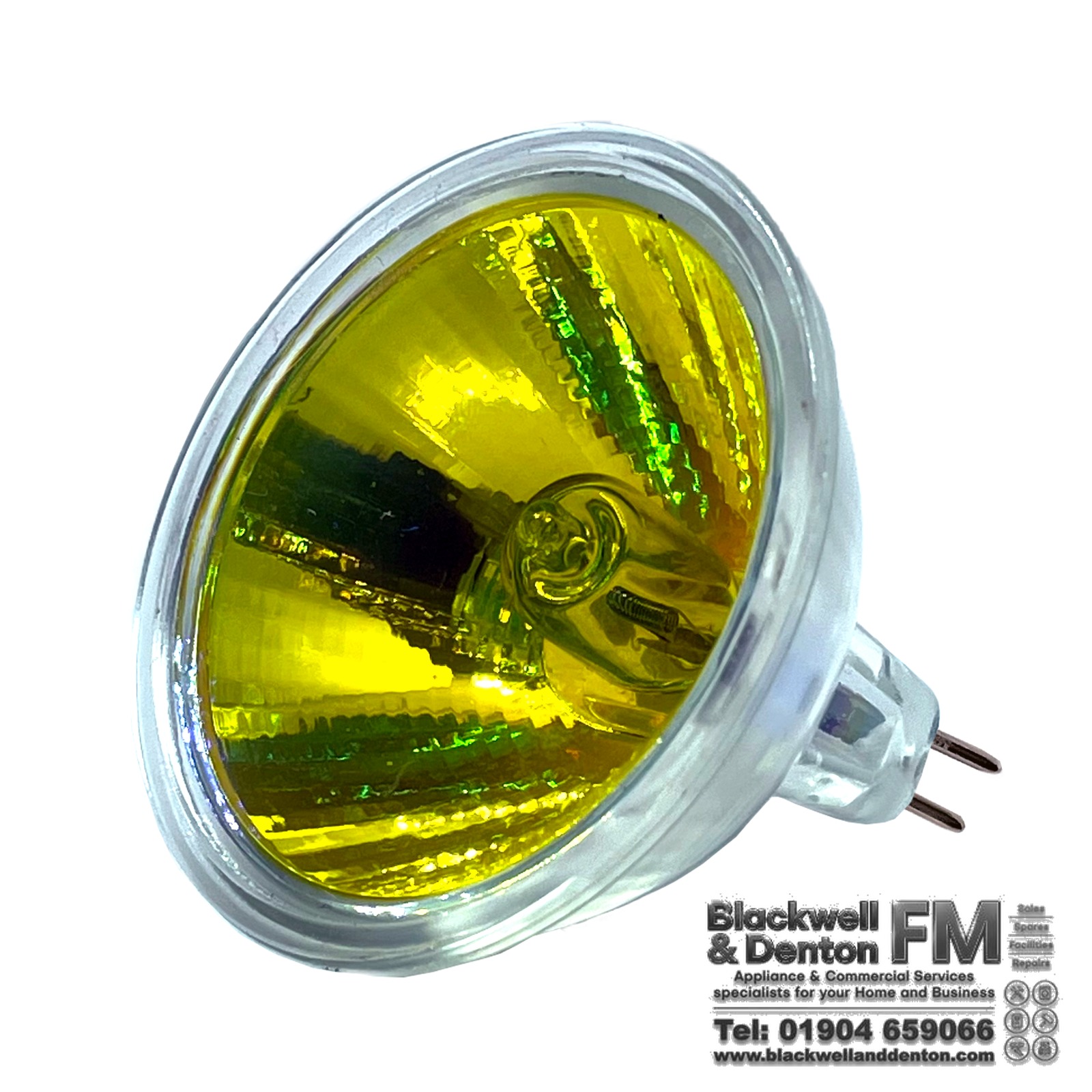 Dimplex Opti-Myst Electric Fire Replacement Amber Bulb – MR16 12V 45/50W – W20669