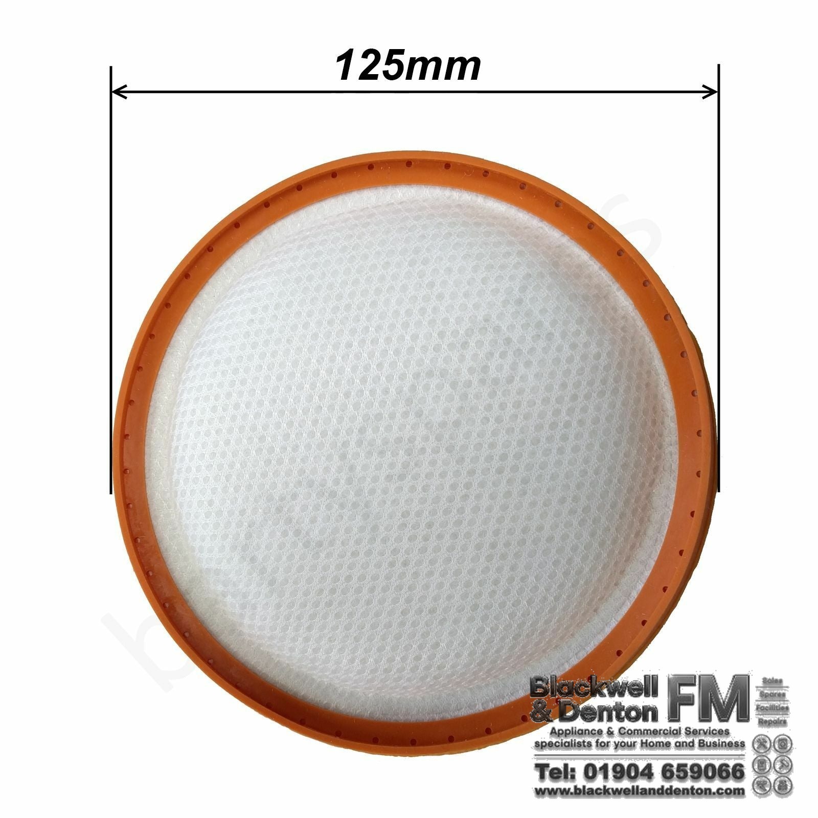 Pre Motor Filter For Goblin GVC304B Vacuum Cleaner Hoover 125mm