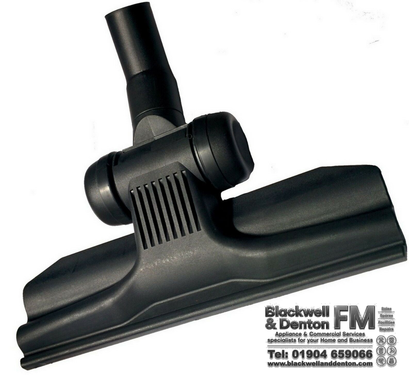Universal 32mm Deluxe Wheeled Hard Floor Brush Tool | Fits Vax & Most Vacuums