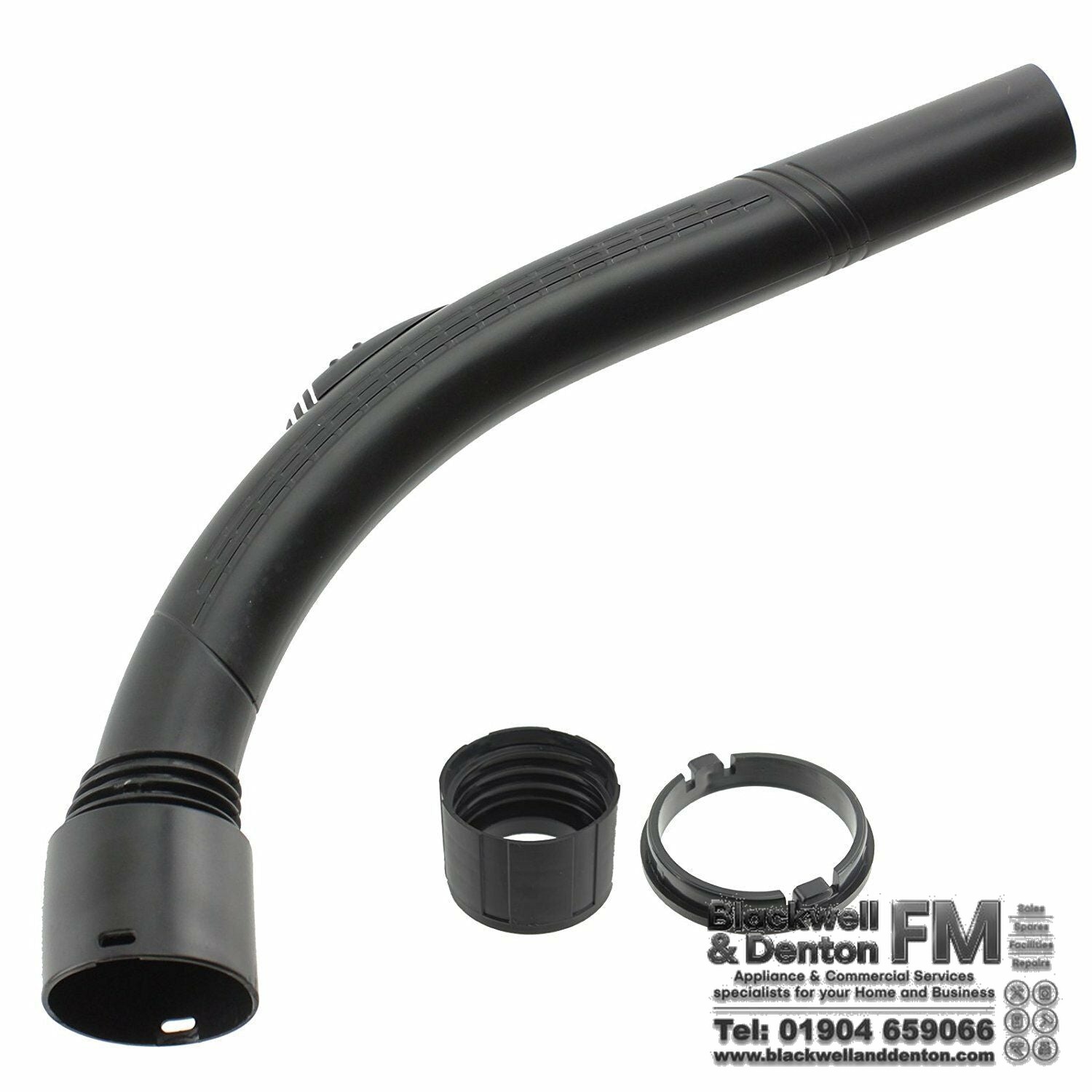 Curved Bent End Hose Handle for Miele Bosch Vax Panasonic Vacuum Cleaner 35mm