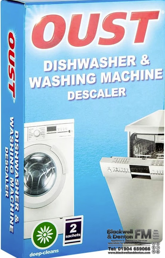 Genuine Original Oust Dishwasher & Washing Machine Descaler (Pack of 2)