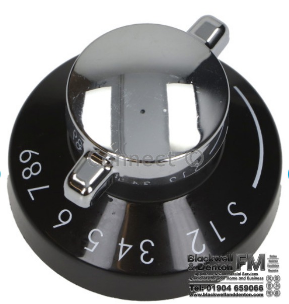 Stoves Belling Chrome Top Oven Control Knob 081880364
