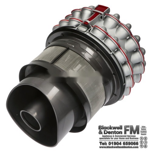 Dyson Satin Nickel/Red Cyclone Assembly - Dyson DC52