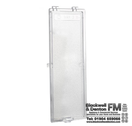 Genuine Cooker Hood Light Diffuser Cover Panel Bosch Neff Siemens 130 x 55mm 12025015