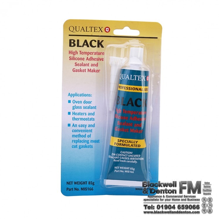 SILICONE HIGH TEMP ADHESIVE BLACK