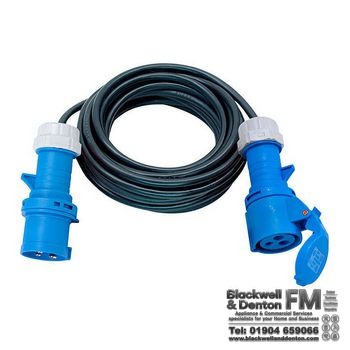 Perilex Power Extension Cable 10 m H07RN-F 3G1.5 IP44 Black