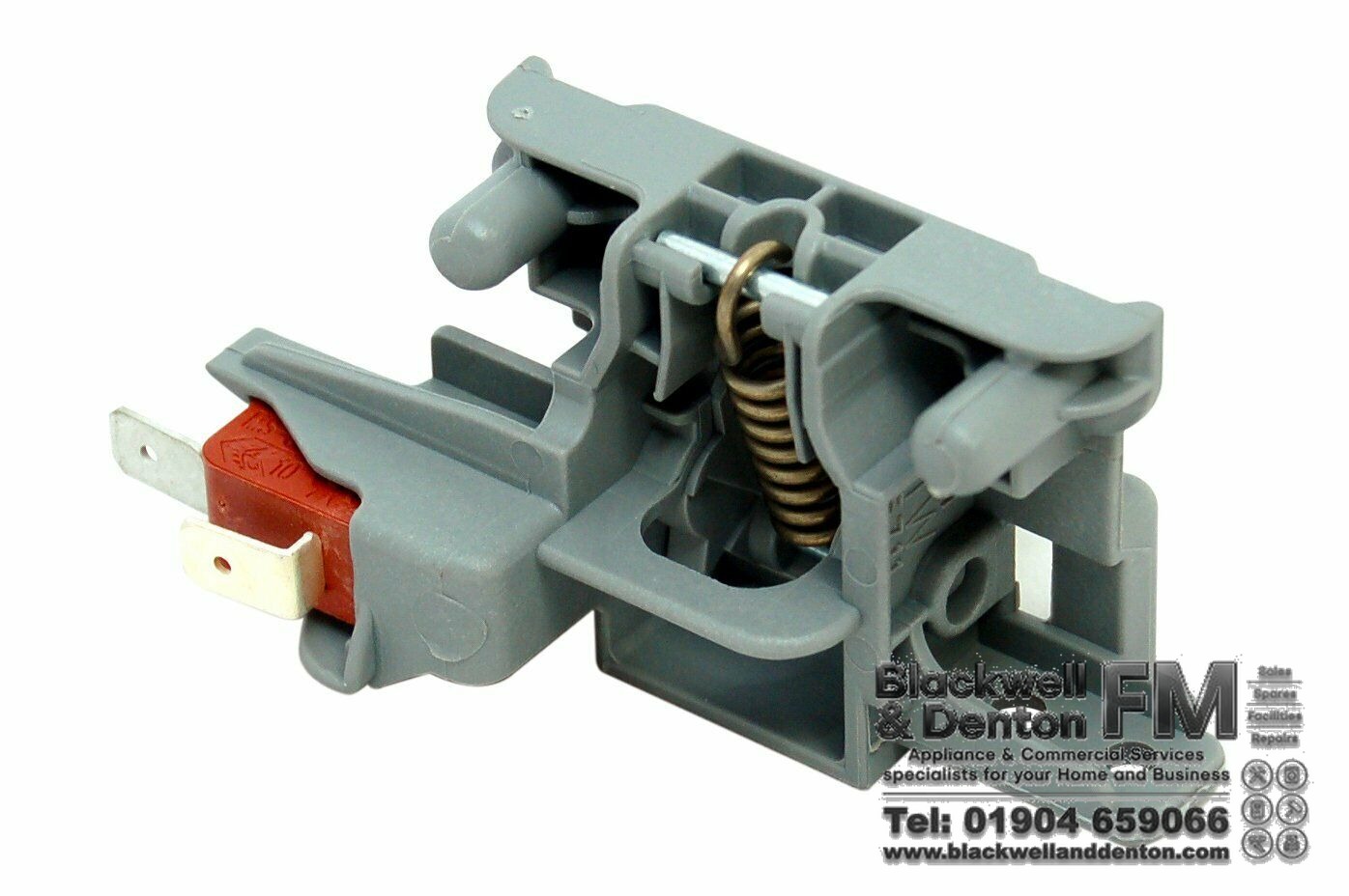 Compatible Hotpoint Dishwasher Door Lock Interlock Catch Latch | Part C00195887 | BCI BFI BFV BFQ FDW SDW Series