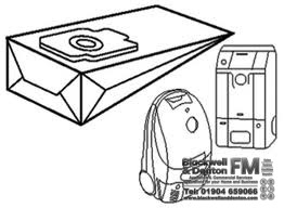 HOOVER ALPINA Non Gen Vacuum Bags SDB134