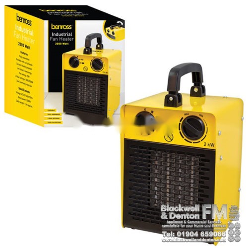 Benross 2kW Industrial Ceramic Fan Heater